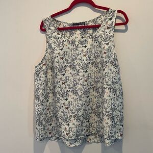 Atmosphere Primark White Patterned Tank UK 18/ US 14